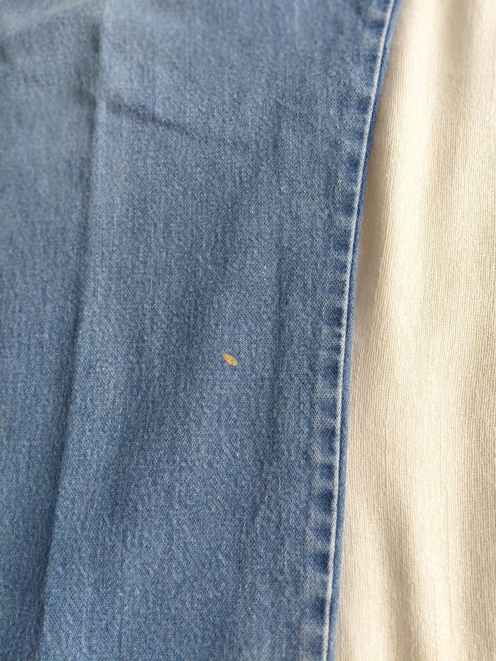 Vintage Wrangler Cowboy Cut Jeans 1970s USA Made Vertical Fly Tag Boot Zipper - Picture 12 of 16